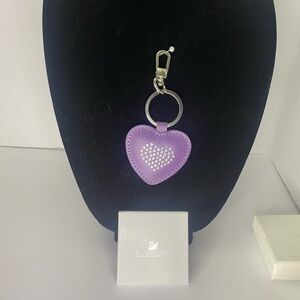 🇺🇸🇺🇸 SALE 🇺🇸🇺🇸 Swarovski Purple Heart Keychain
